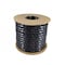 Kable Kontrol Cable Wrap, 1/8 in Inside Dia., 100 ft, Polyethylene, Black SPW-125SP-BLACK - alternate 1